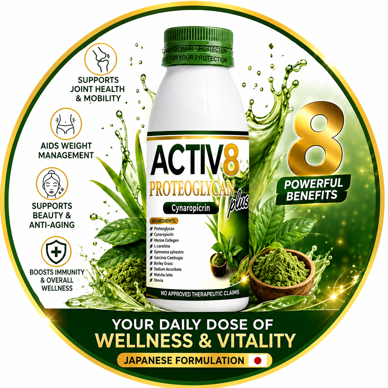 ACTIV8 PROTEOGLYCAN Plus CYNAROPICRIN